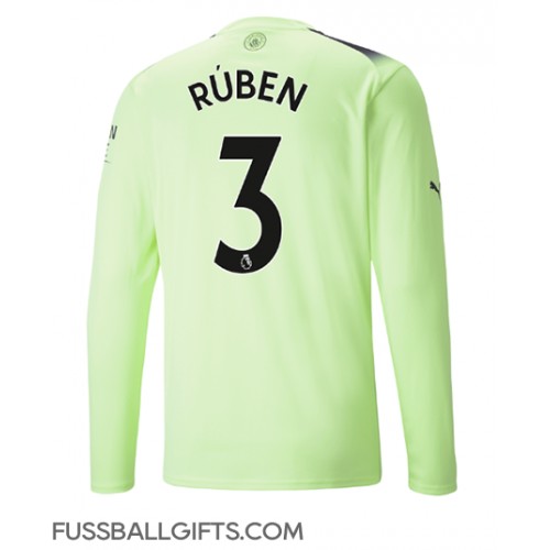 Manchester City Ruben Dias #3 Fußballbekleidung 3rd trikot 2022-23 Langarm